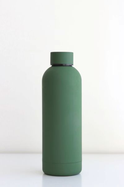 Powder blue insulated water bottle